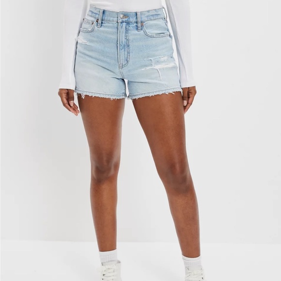 AE Strigid Denim Highest Waist '90s Boyfriend Short - Picture 6 of 6